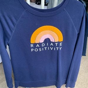 Old Navy “Radiate Positivity” crew neck sweatshirt